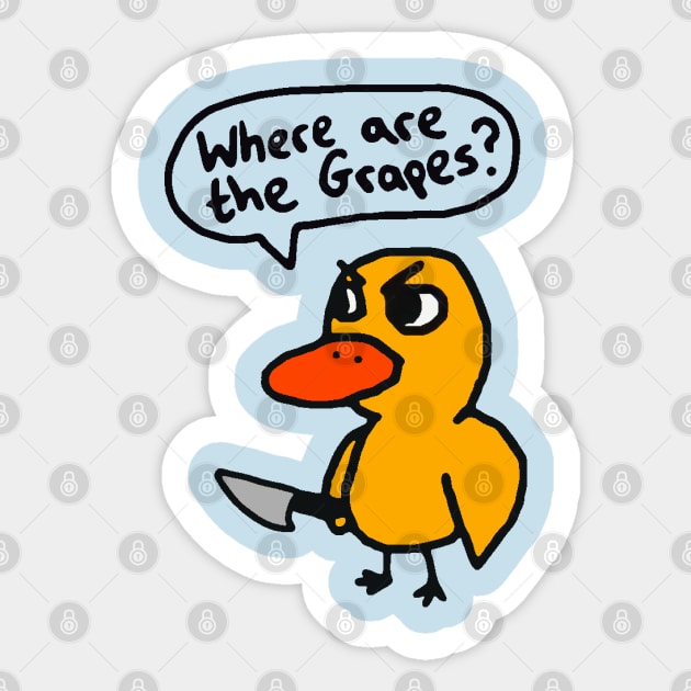 Where Are The Grapes? Sticker by meltingminds